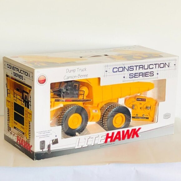 New in Box-LiteHawk RC Dump Truck w/Rechargable Battery and AC Power Supply - Picture 5 of 16